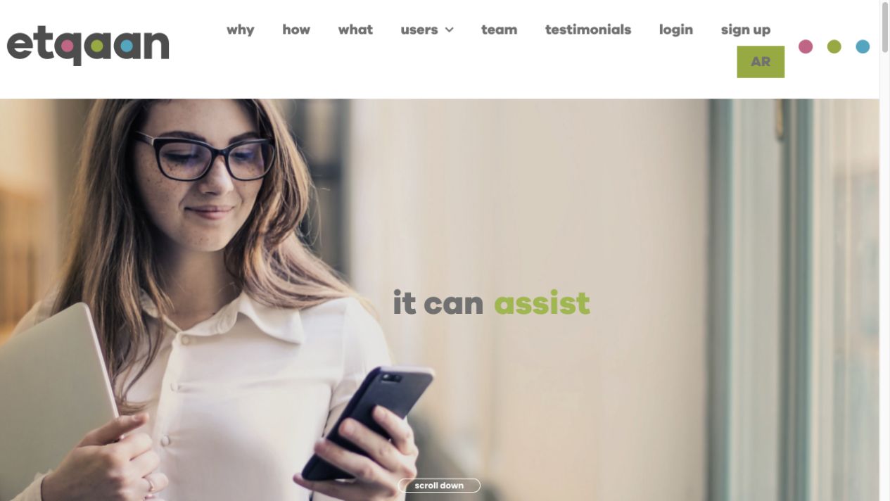 Etqaan website project